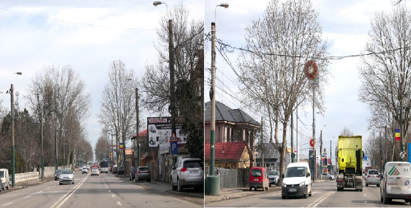 Modernizarea iluminatului public pe bulevardul Brătianu din Constanța avansează.