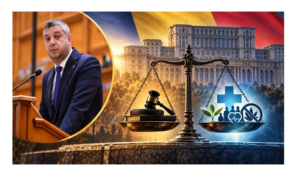 Deputatul PSD Ștefan Țintă, într-o imagine ilustrativă despre dezincriminarea drogurilor și modificarea Legii 143/2000.